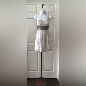 Speechless White and Silver Dress